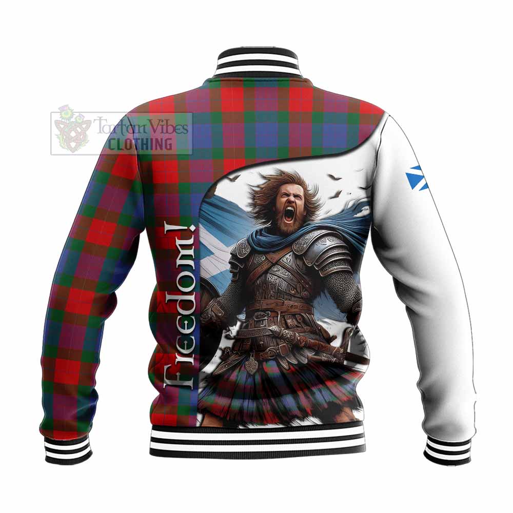 Mar Crest Tartan Baseball Jacket Inspired by the Freedom of Scottish Warrior - Tartan Vibes Clothing