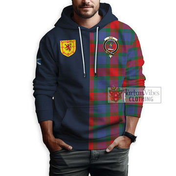 Mar Tartan Hoodie Alba with Scottish Lion Royal Arm Half Style - Tartan Vibes Clothing