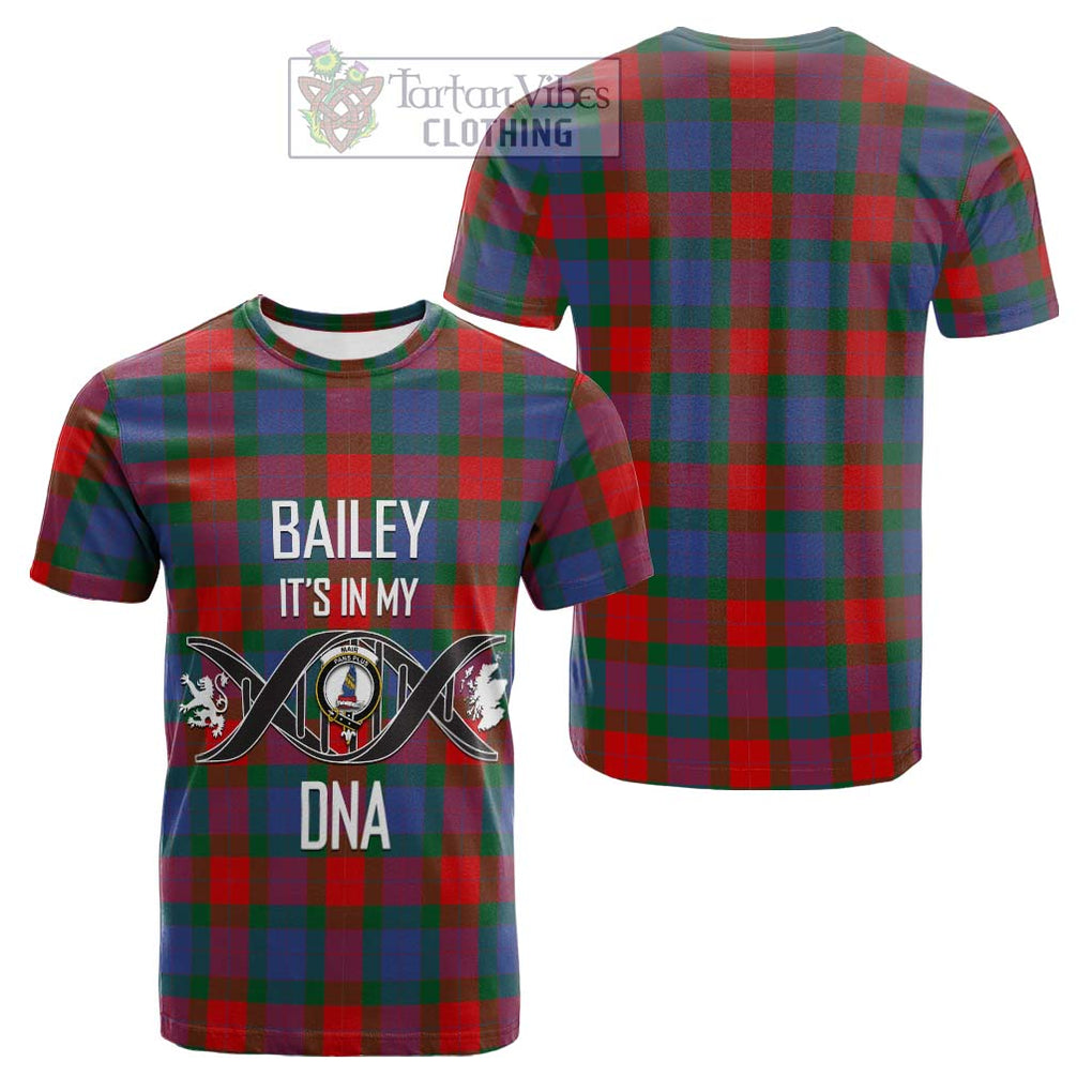 Mar Tartan Cotton T-shirt with Family Crest DNA In Me Style Kid's Shirt - Tartan Vibes Clothing