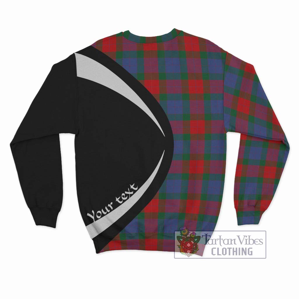 Mar Tartan Sweatshirt with Family Crest Circle Style - Tartan Vibes Clothing