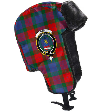 Mar Tartan Winter Trapper Hat with Family Crest - Tartan Vibes Clothing