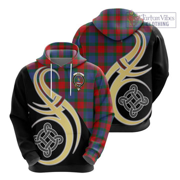 Mar Tartan Hoodie with Family Crest and Celtic Symbol Style - Tartan Vibes Clothing