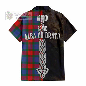 Mar Tartan Family Crest Hawaiian Shirt Alba Gu Brath Be Brave Lion Ancient Style - Tartan Vibes Clothing
