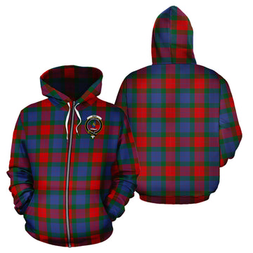 Mar Tartan Hoodie with Family Crest