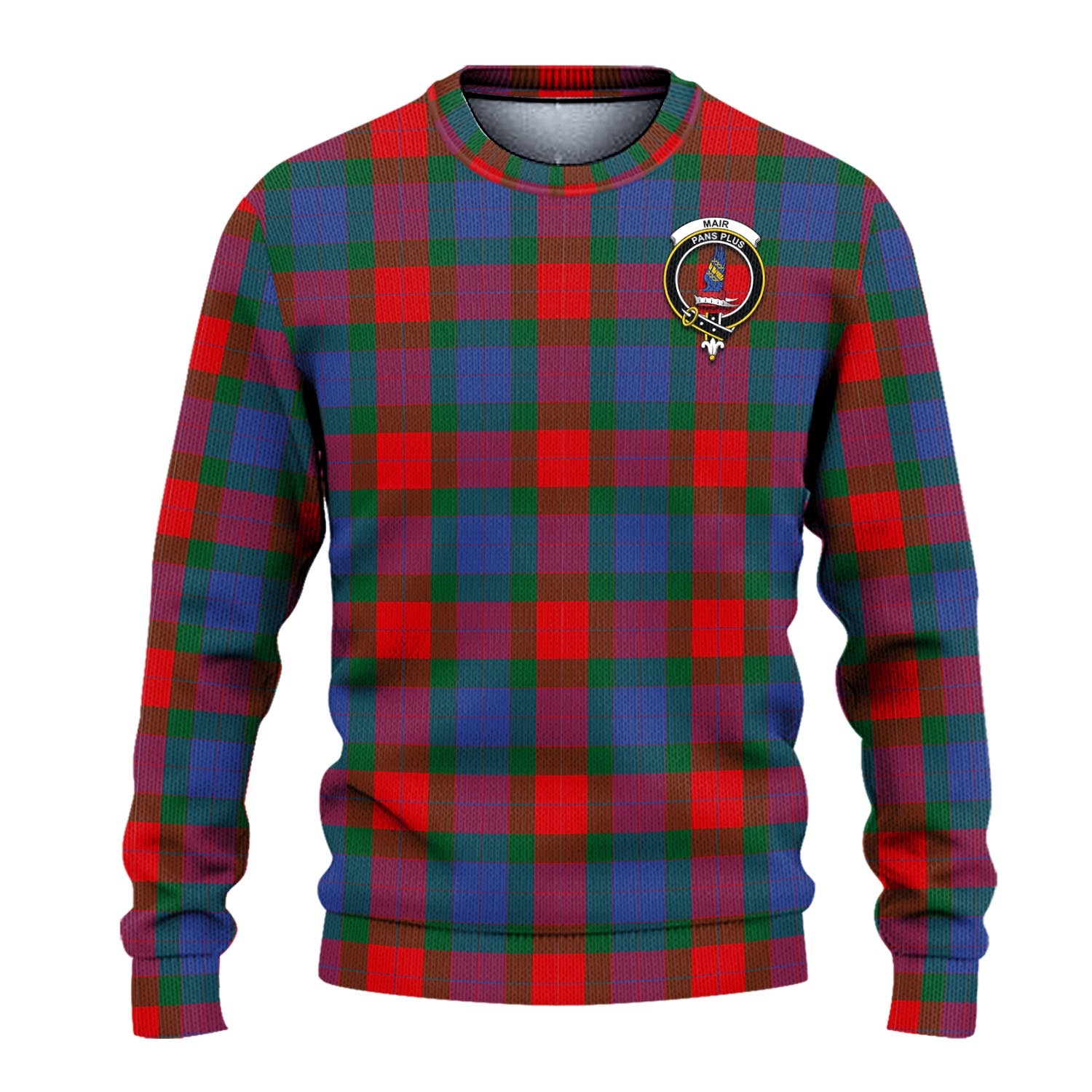 Mar Tartan Ugly Sweater with Family Crest - Tartan Vibes Clothing