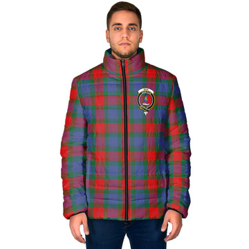Mar Tartan Padded Jacket with Family Crest