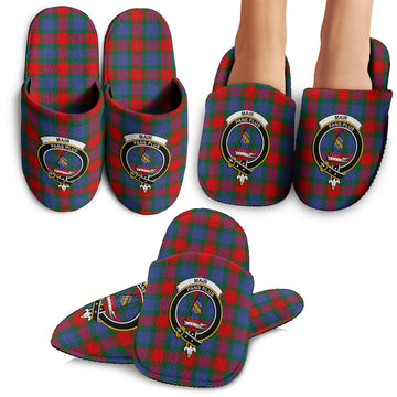 Mar Tartan Home Slippers with Family Crest - Tartan Vibes Clothing