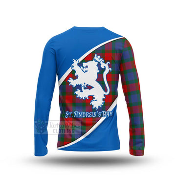 Mar Family Crest Tartan Long Sleeve T-Shirt Celebrate Saint Andrew's Day in Style - Tartan Vibes Clothing