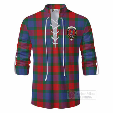 Mar Tartan Ghillie Kilt Shirt with Family Crest DNA In Me Style - Tartan Vibes Clothing