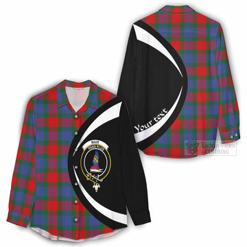 Mar Tartan Women's Casual Shirt with Family Crest Circle Style - Tartan Vibes Clothing