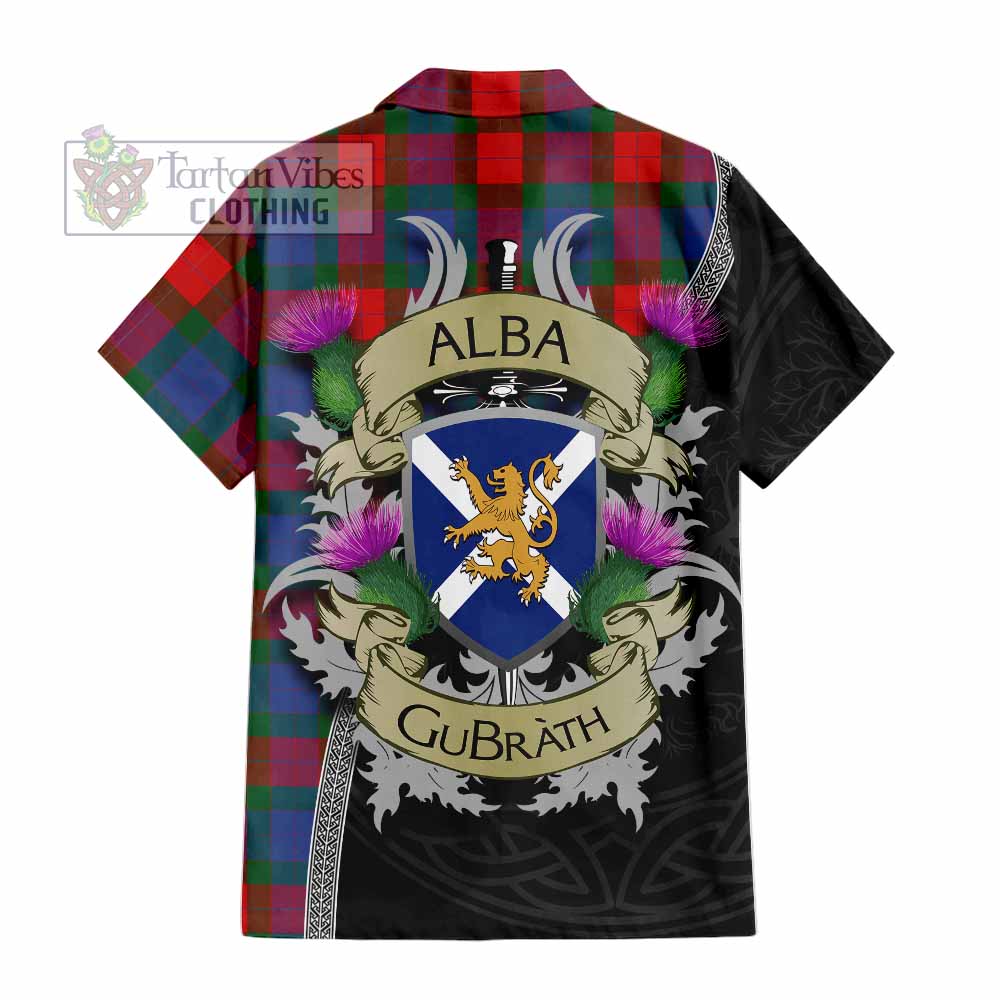 Mar Tartan Family Crest Hawaiian Shirt Lion Rampant Royal Thistle Shield Celtic Inspired - Tartan Vibes Clothing
