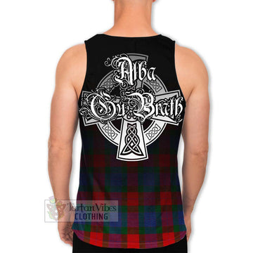 Mar Tartan Men's Tank Top Featuring Alba Gu Brath Family Crest Celtic Inspired - Tartan Vibes Clothing