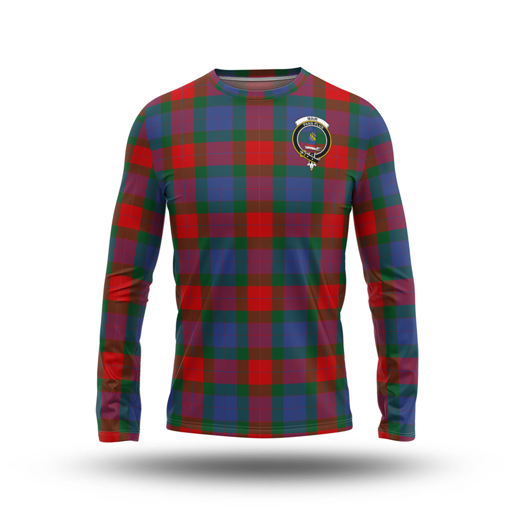 Mar Tartan Long Sleeve T-Shirt with Family Crest - Tartan Vibes Clothing