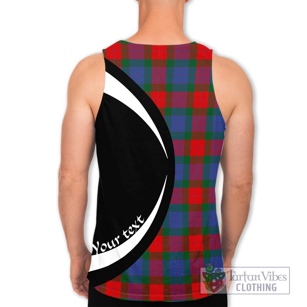 Mar Tartan Men's Tank Top with Family Crest Circle Style - Tartan Vibes Clothing