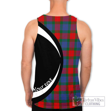 Mar Tartan Men's Tank Top with Family Crest Circle Style - Tartan Vibes Clothing