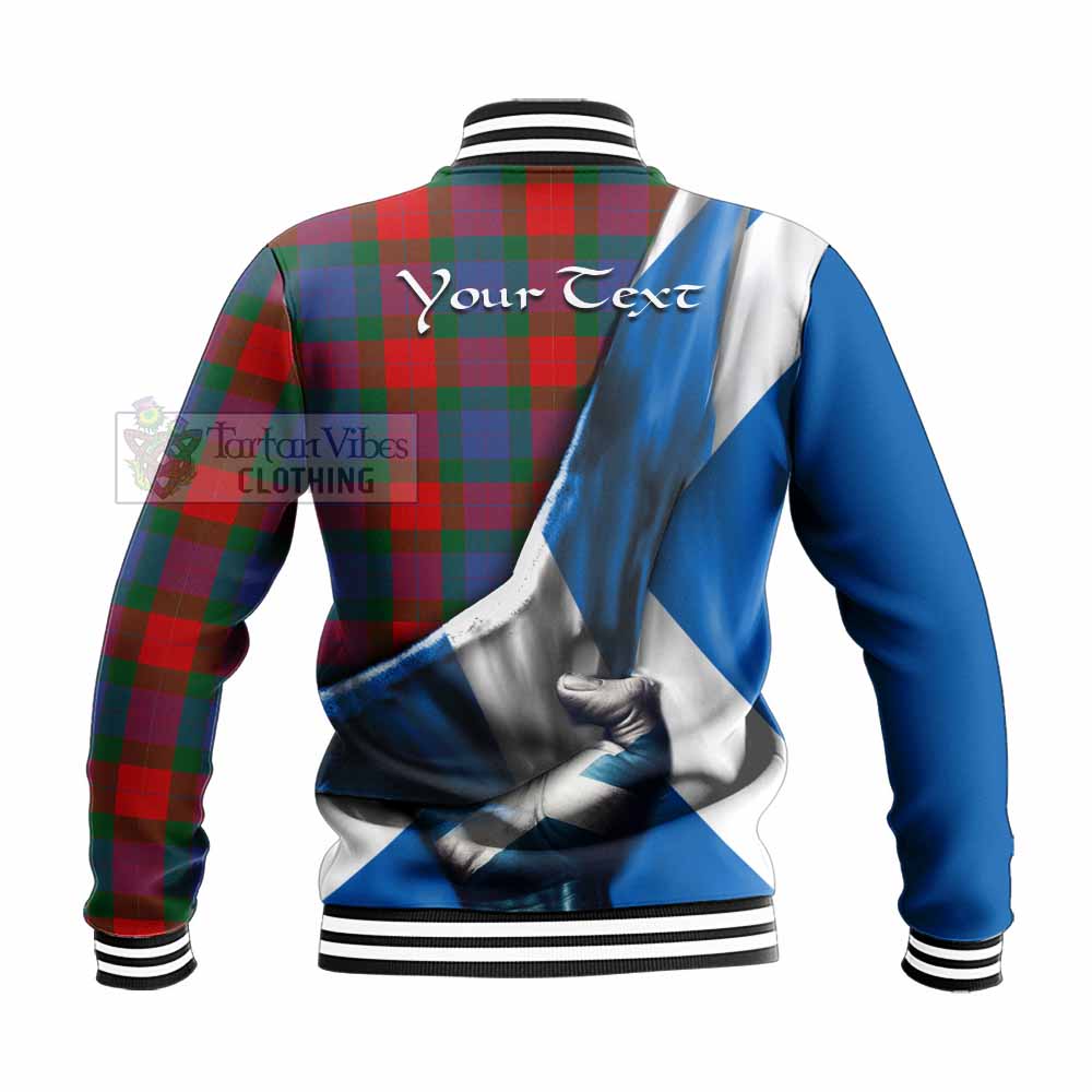 Mar Tartan Baseball Jacket with Family Crest Scotland Patriotic Style - Tartan Vibes Clothing
