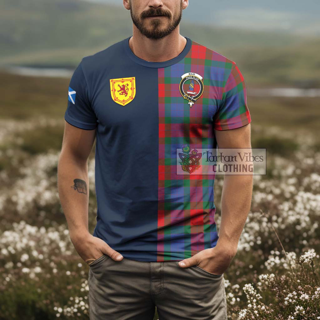 Mar Tartan T-Shirt Alba with Scottish Lion Royal Arm Half Style - Tartan Vibes Clothing