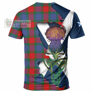 Mar Tartan Family Crest T-Shirt Scottish Thistle Celtic Inspired - Tartan Vibes Clothing