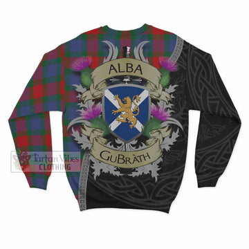Mar Tartan Family Crest Sweatshirt Lion Rampant Royal Thistle Shield Celtic Inspired - Tartan Vibes Clothing