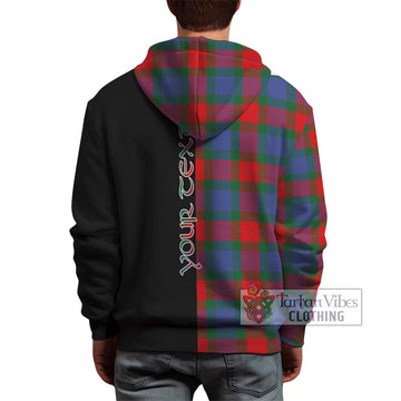Mar Tartan Hoodie with Family Crest and Half Of Me Style - Tartan Vibes Clothing