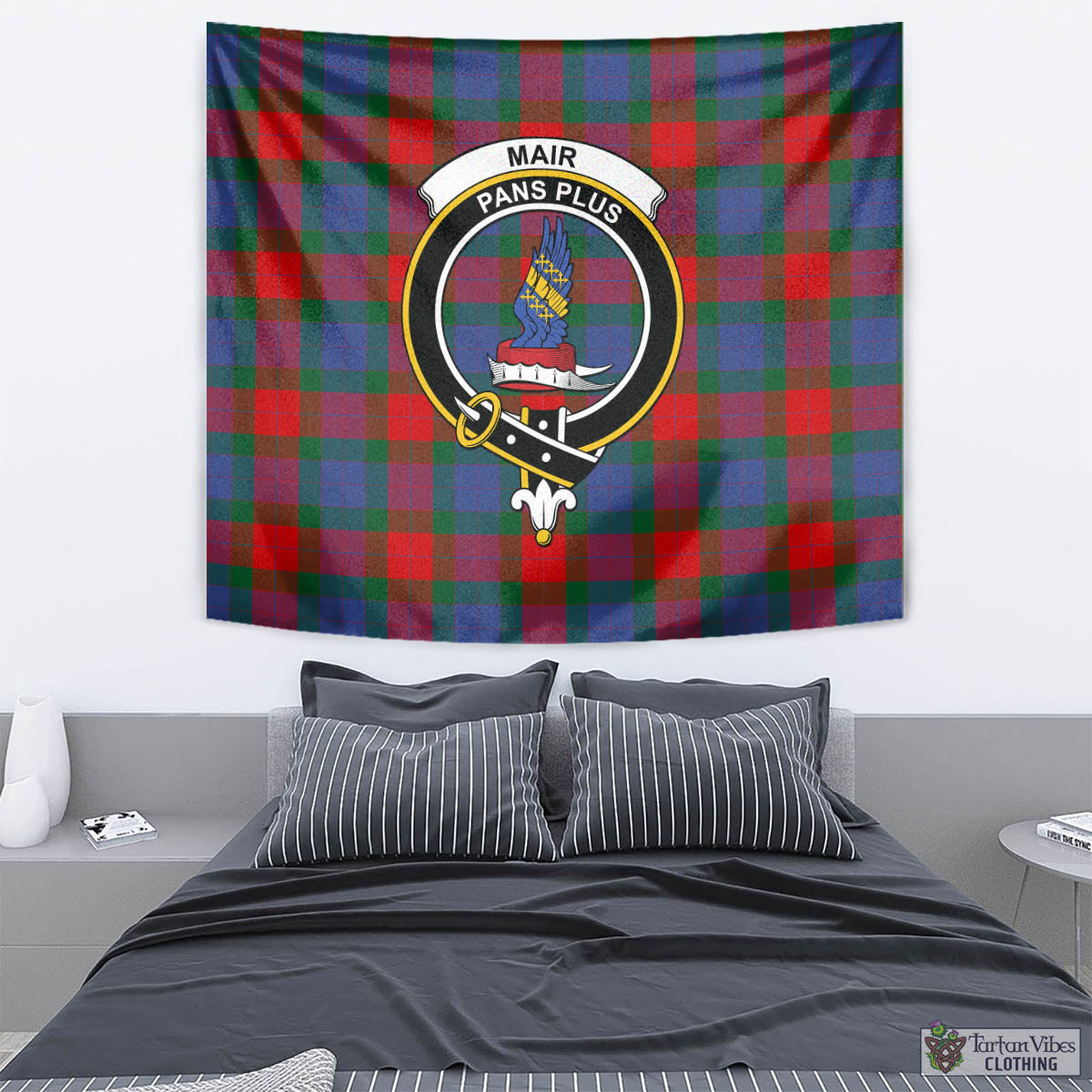 Mar Tartan Tapestry Wall Hanging and Home Decor for Room with Family Crest - Tartan Vibes Clothing