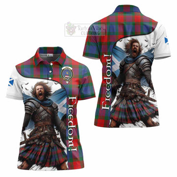Mar Crest Tartan Women's Polo Shirt Inspired by the Freedom of Scottish Warrior - Tartan Vibes Clothing