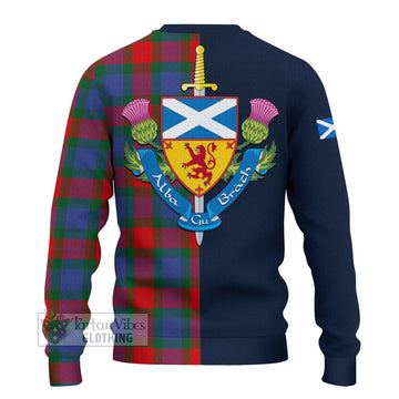 Mar Tartan Ugly Sweater Alba with Scottish Lion Royal Arm Half Style - Tartan Vibes Clothing