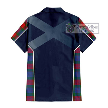 Mar Tartan Hawaiian Shirt with Family Crest and Lion Rampant Vibes Sport Style - Tartan Vibes Clothing