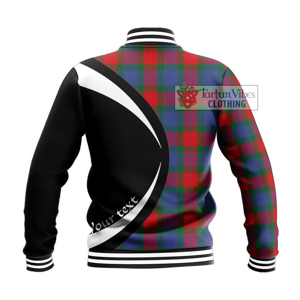 Mar Tartan Baseball Jacket with Family Crest Circle Style - Tartan Vibes Clothing