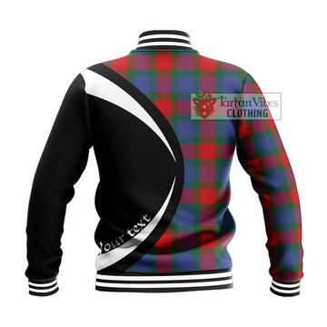 Mar Tartan Baseball Jacket with Family Crest Circle Style - Tartan Vibes Clothing