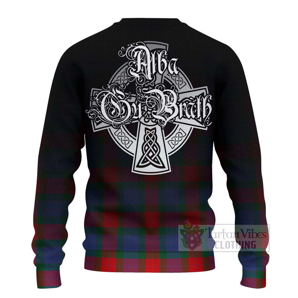 Mar Tartan Ugly Sweater Featuring Alba Gu Brath Family Crest Celtic Inspired - Tartan Vibes Clothing