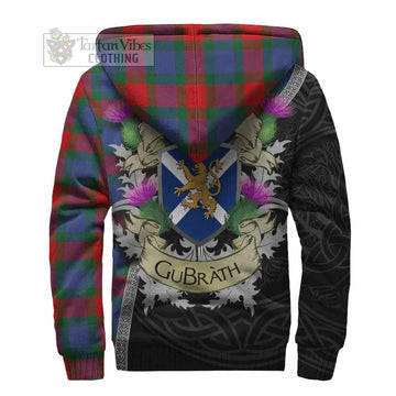 Mar Tartan Family Crest Sherpa Hoodie Lion Rampant Royal Thistle Shield Celtic Inspired - Tartan Vibes Clothing
