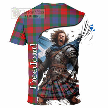 Mar Crest Tartan T-Shirt Inspired by the Freedom of Scottish Warrior - Tartan Vibes Clothing