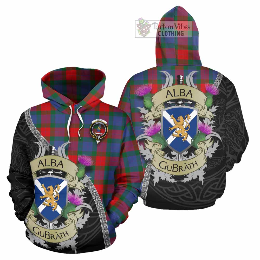 Mar Tartan Family Crest Hoodie Lion Rampant Royal Thistle Shield Celtic Inspired - Tartan Vibes Clothing