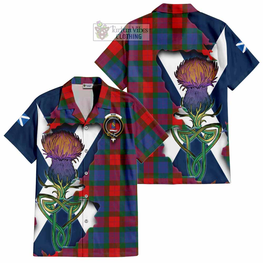 Mar Tartan Family Crest Hawaiian Shirt Scottish Thistle Celtic Inspired - Tartan Vibes Clothing