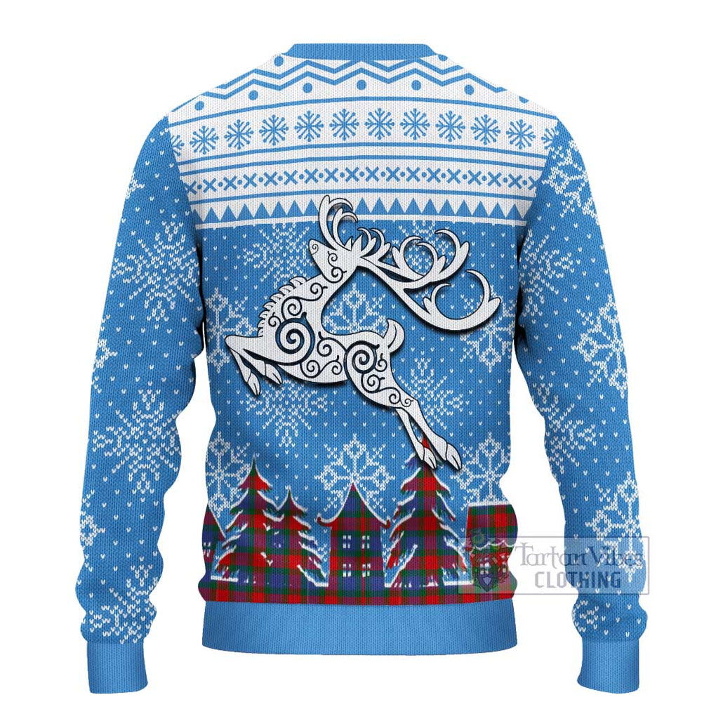 Mar Clan Christmas Ugly Sweater Celtic Reindeer Style - Tartan Vibes Clothing