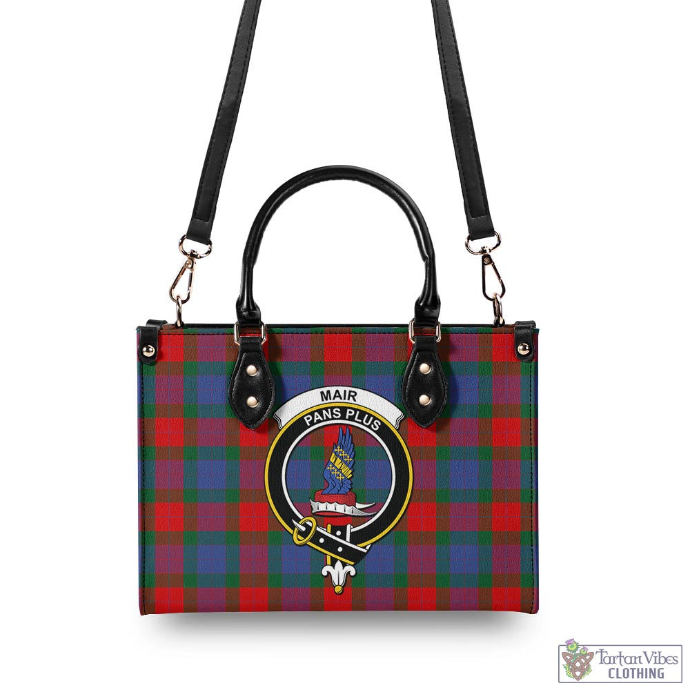 Mar Tartan Luxury Leather Handbags with Family Crest - Tartan Vibes Clothing
