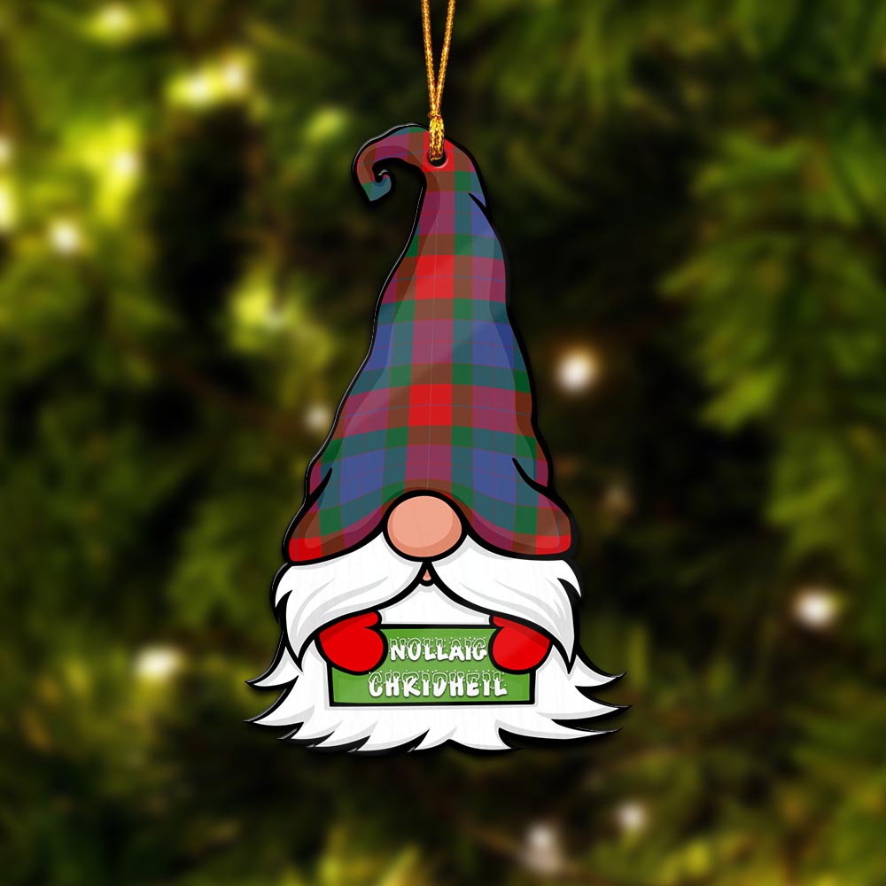 Mar Gnome Christmas Ornament with His Tartan Christmas Hat - Tartan Vibes Clothing