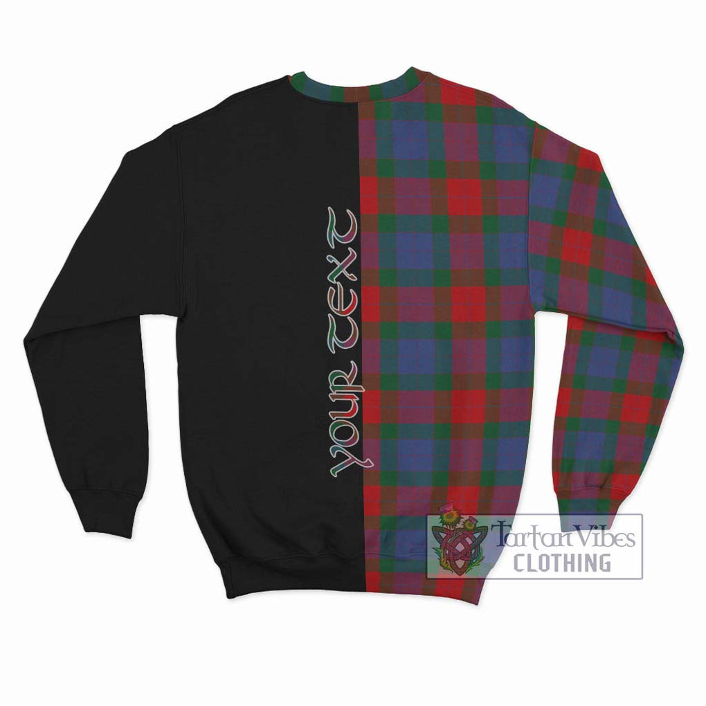 Mar Tartan Sweatshirt with Family Crest and Half Of Me Style - Tartan Vibes Clothing