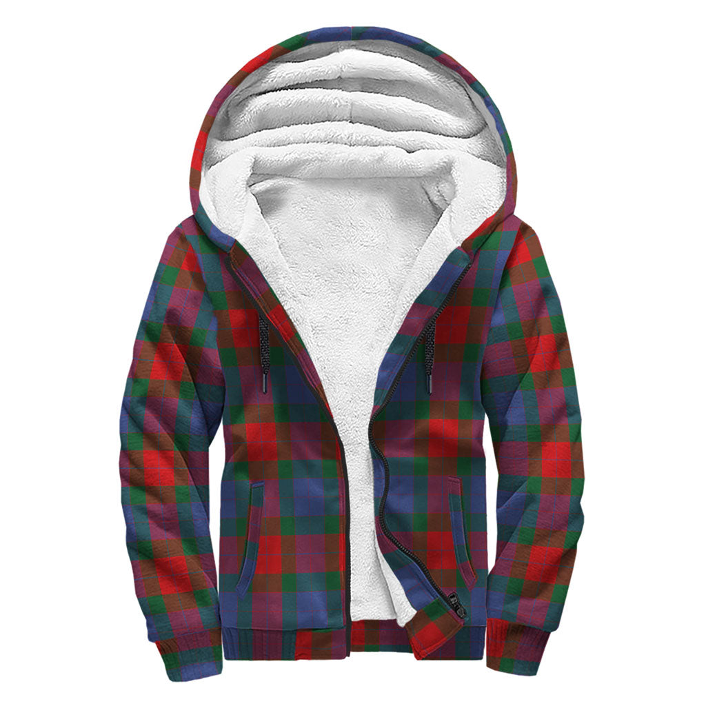Mar Tartan Sherpa Hoodie with Family Crest - Tartan Vibes Clothing