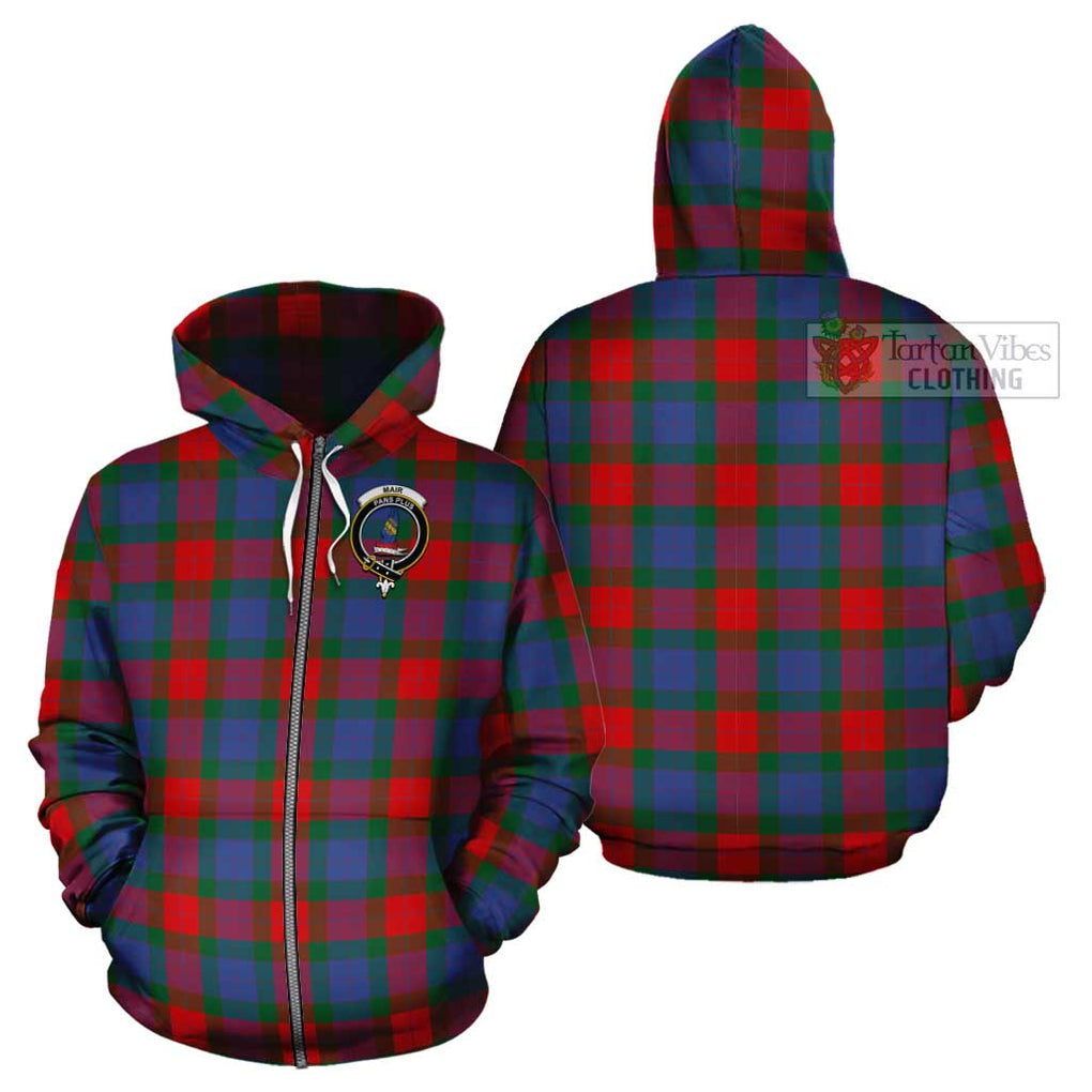 Mar Tartan Cotton Hoodie with Family Crest - Tartan Vibes Clothing