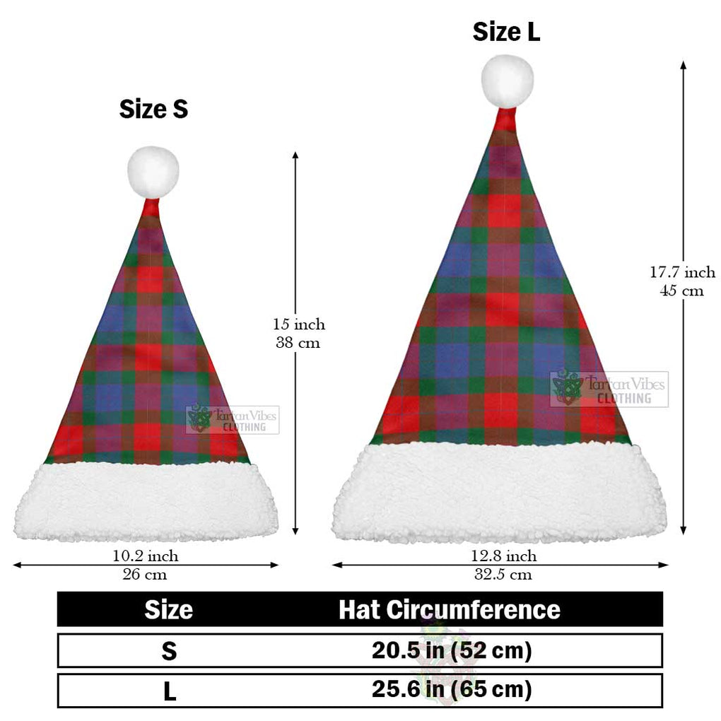 Mar Tartan Christmas Santa Hats Christmas Hat L 25.6in (65cm) - Tartan Vibes Clothing