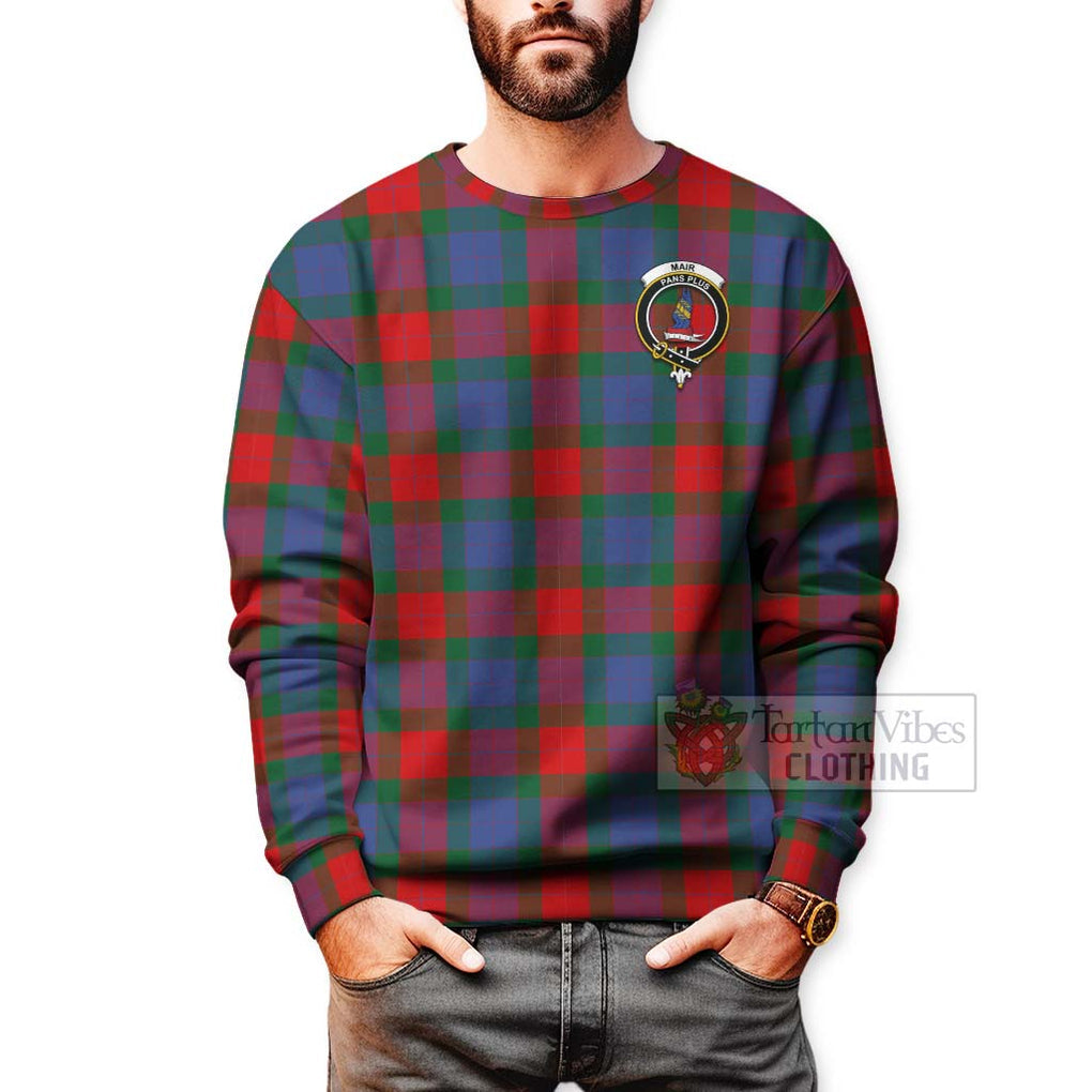 Mar Tartan Sweatshirt with Family Crest Celtic Skull Style - Tartan Vibes Clothing