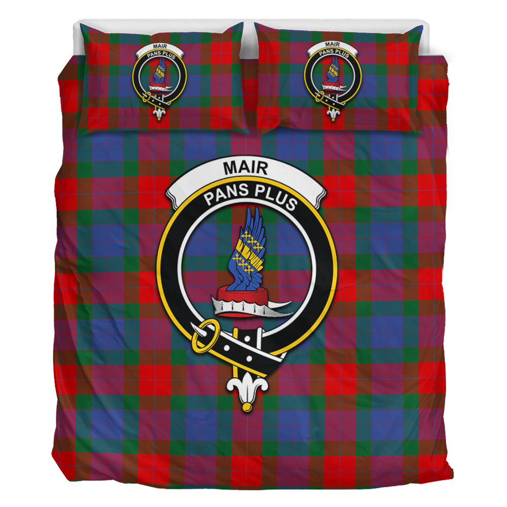 Mar Tartan Bedding Set with Family Crest - Tartan Vibes Clothing