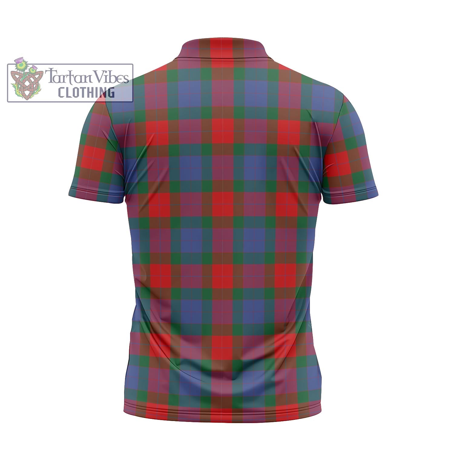 Mar Tartan Zipper Polo Shirt with Family Crest - Tartan Vibes Clothing