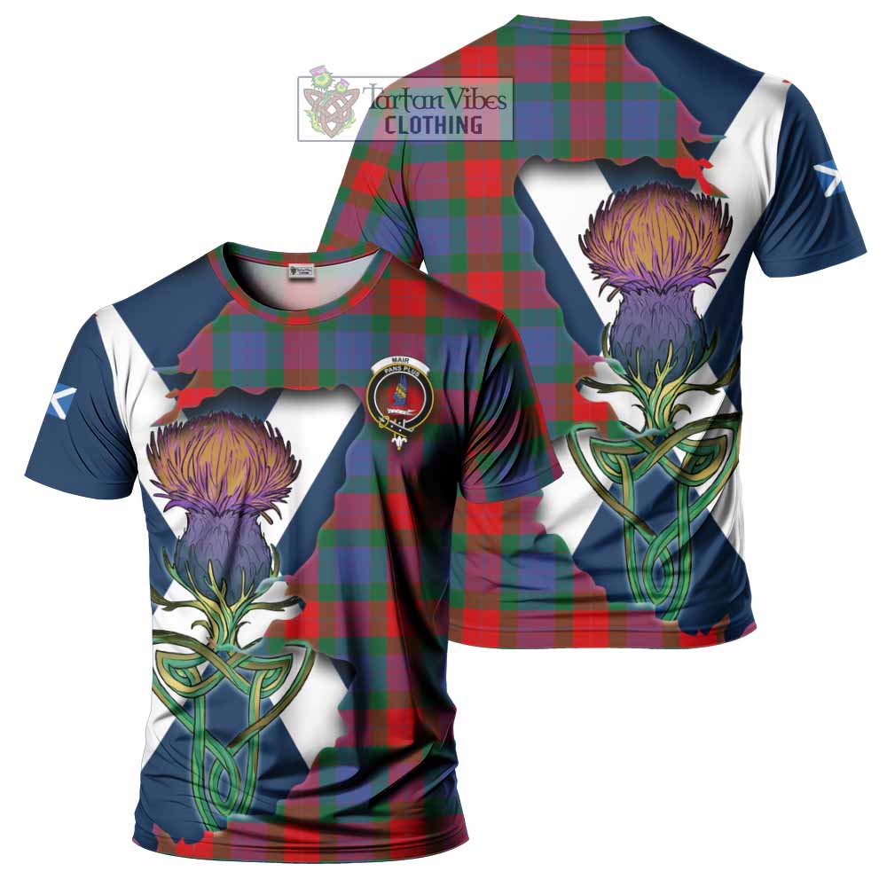 Mar Tartan Family Crest T-Shirt Scottish Thistle Celtic Inspired - Tartan Vibes Clothing