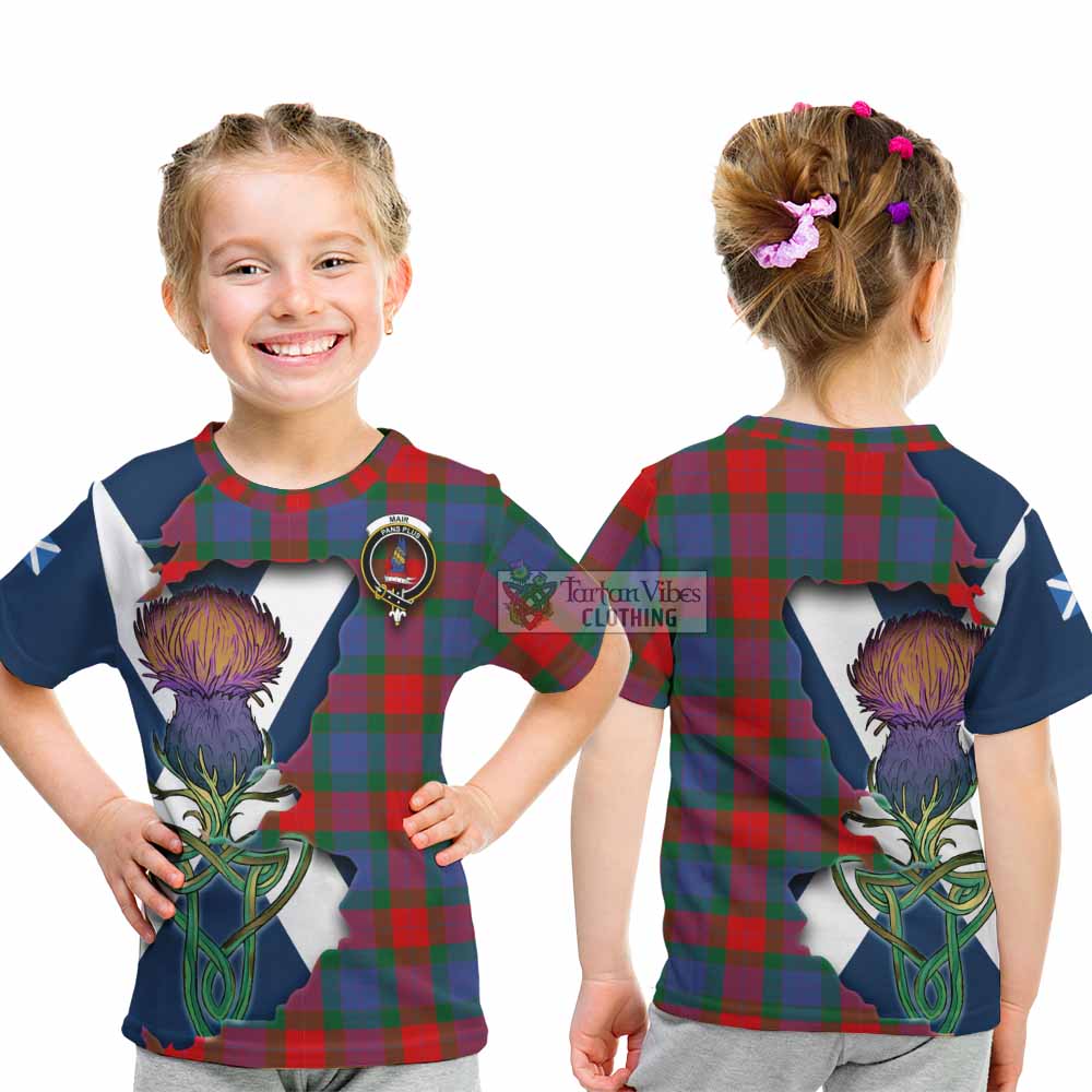 Mar Tartan Family Crest Kid T-Shirt Scottish Thistle Celtic Inspired - Tartan Vibes Clothing