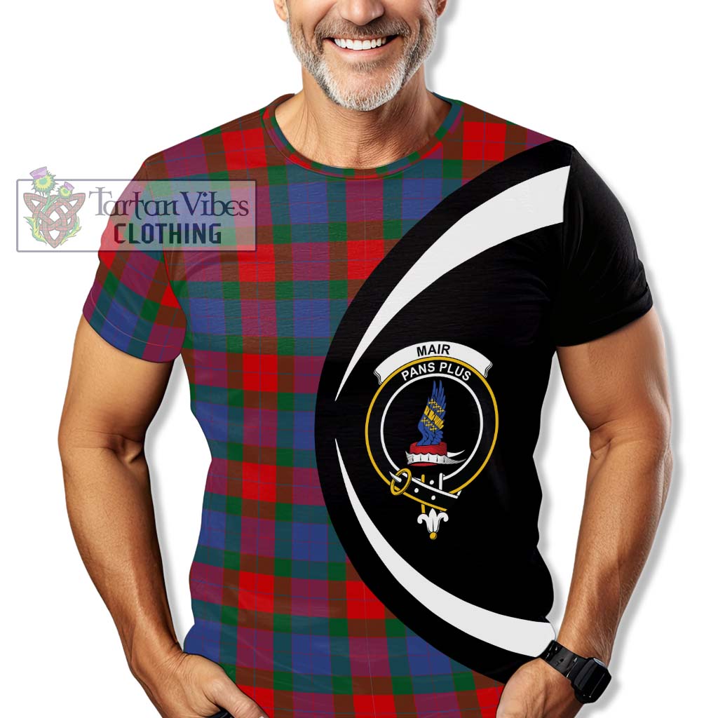 Mar Tartan T-Shirt with Family Crest Circle Style - Tartan Vibes Clothing