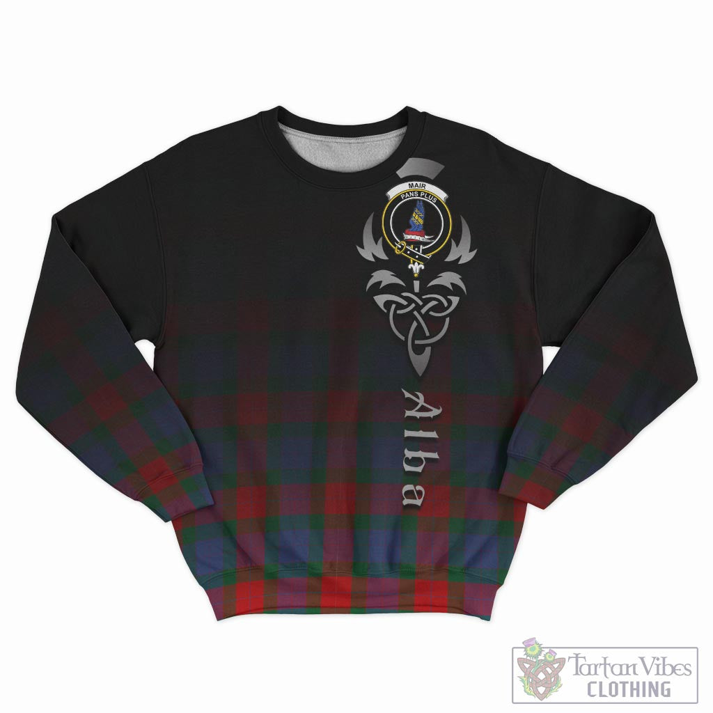 Mar Tartan Sweatshirt Featuring Alba Gu Brath Family Crest Celtic Inspired - Tartan Vibes Clothing