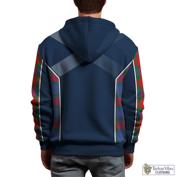 Mar Tartan Hoodie with Family Crest and Lion Rampant Vibes Sport Style - Tartan Vibes Clothing